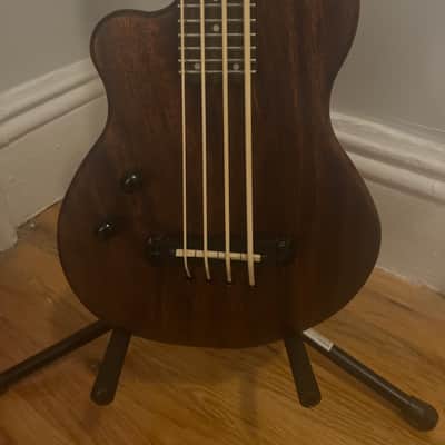 Gold Tone  ME-Bass: 23-Inch Scale Electric MicroBass 2015 Mahogany Natural/Satin image 2