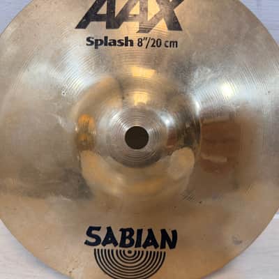 Sabian AAX 8" Splash Cymbal Traditional Finish Made in Canada 1990's-2000's image 3