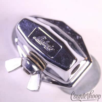 *Ludwig Floor Tom Leg/L-Arm/Bass Drum Spur Mount Chrome Wing-Nut Vintage 60s-70s image 1