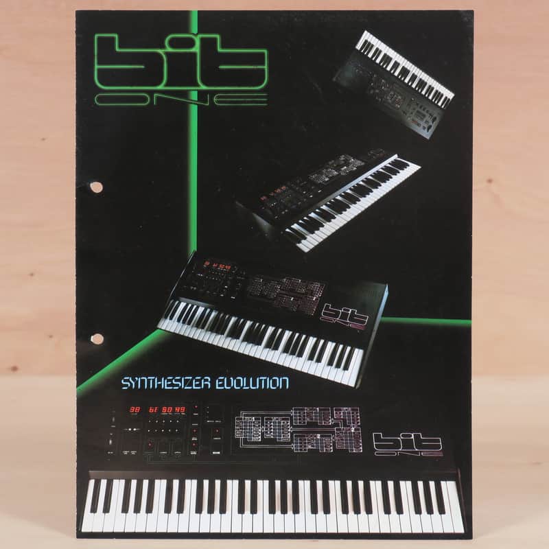 Crumar Bit One synthesizer brochure image 1