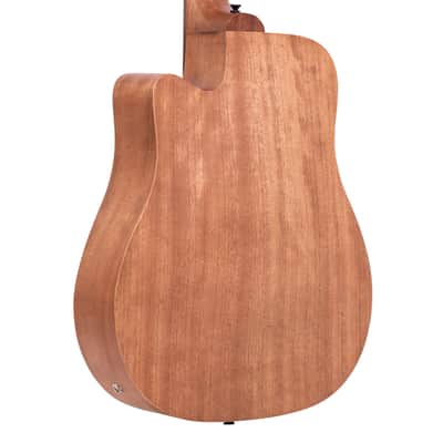 Gold Tone M-Bass25FL 25-Inch Scale Fretless 4-String Acoustic-Electric MicroBass with Padded Gig Bag image 2