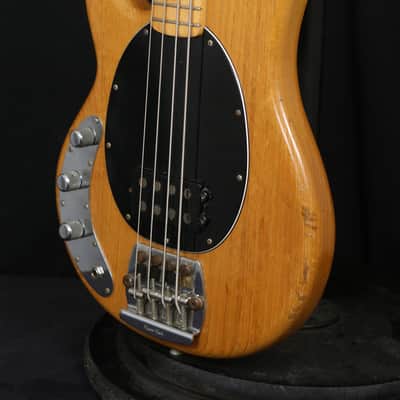 1980 Fender Era LEFTY Music Man Stingray electric bass guitar all original STRING THROUGH BODY + HSC image 4