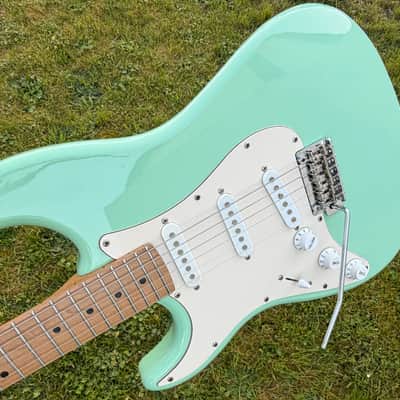 JET js300 seafoam green lefthand lefty strat js-300 image 2
