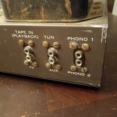 Eico HF-20 mono tube amp hi-fi dual 6L6 with ornamental cage 1959 image 10