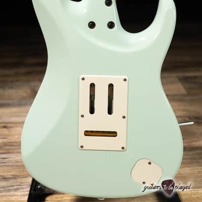 Ibanez AZ2204NWL Prestige HSS Left-Handed Guitar w/ Case – Mint Green image 7