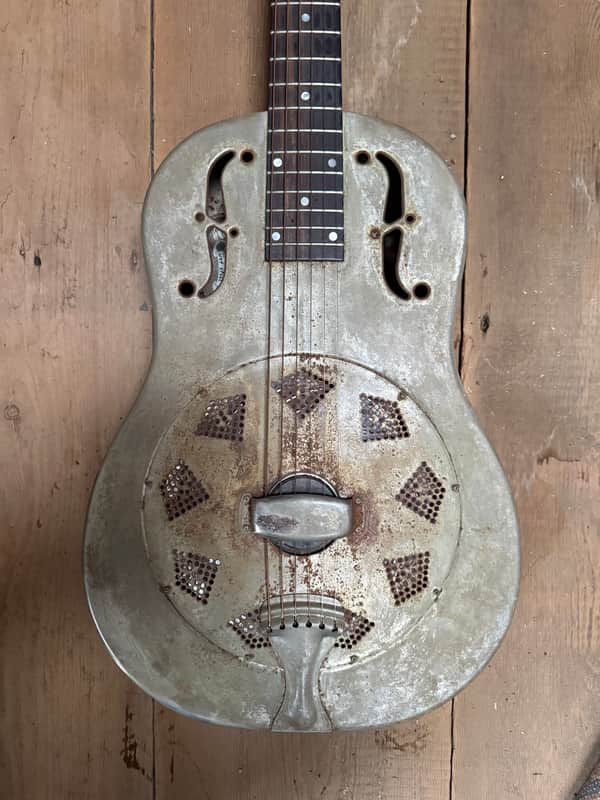 2014 National NRP Steel Resonator Guitar with Pickup