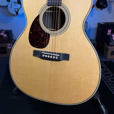 Martin OM-28 Left Handed Standard Series Acoustic Guitar - Natural w Aging Toner 796 GET PLEK’D! image 2