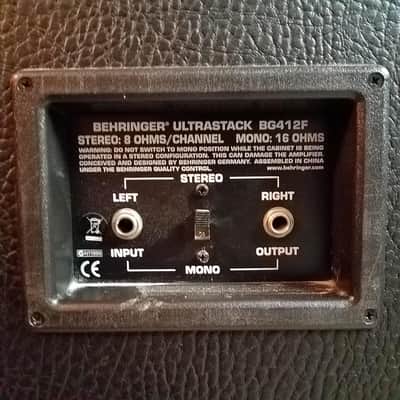 Behringer BG412F 4x12 Electric Guitar Cabinet | Reverb