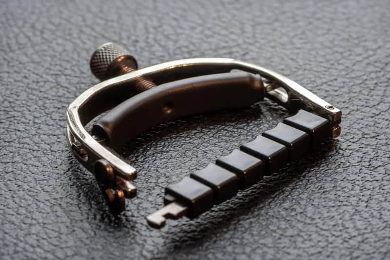 Paige Original P-6E-ETI 6-String Guitar Capo with ETI – Smokey Black Nickel image 1