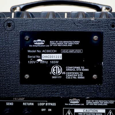 Vox AC30CCH Custom Classic Tube Amp Head, Psionic JMI+ Mods, Mercury Tone Clone Transformer image 10