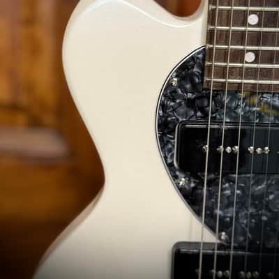 JHG James Hood Guitar SS-101 2017 - Pearl White Metallic image 8