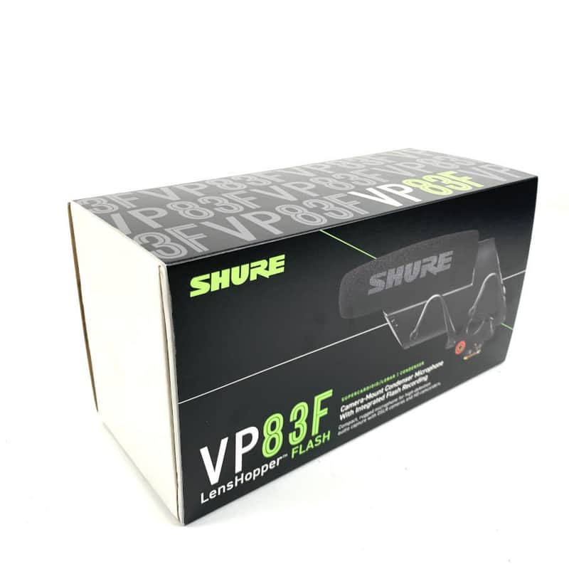 Shure VP83F Lens Hopper Flash Camera-Mount Shotgun Condenser Microphone 2013 - NEW - Black TGHM image 1