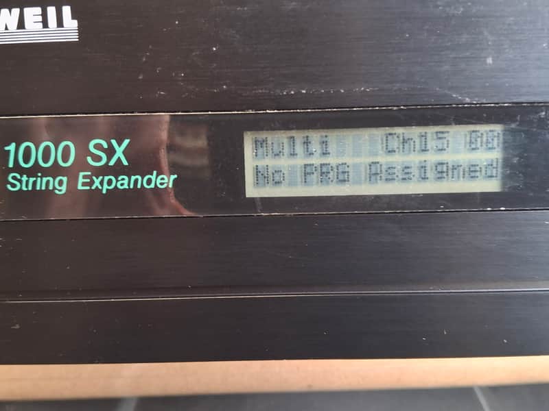 Kurzweil 1000 SX STRING EXPANDER Series Rackmount Sound Module 1988 - 1992 - Black image 1