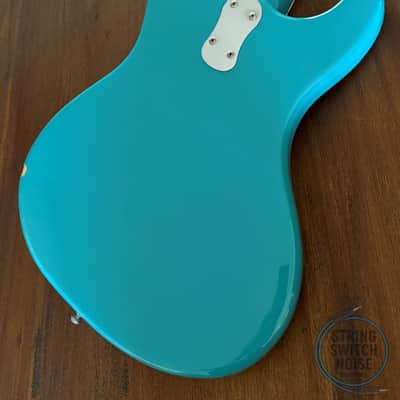 Mosrite of California Guitar, The Ventures '65, RARE, Marine Blue, 1990’s, OHSC image 2