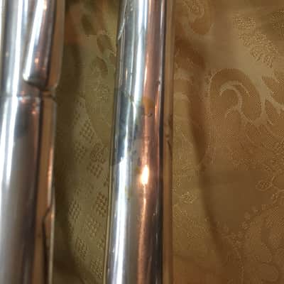 Pre-War Fabrication Francais Perfectionee Silver Plated Trumpet by Besson-c.1925 image 6
