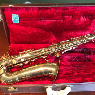 Vintage Vito Leblanc 35 System Alto Saxophone with original hard case Rationale French Beaugnier Sax image 13