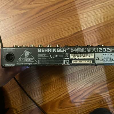 Behringer Xenyx 1202FX 12-Input Mixer with Effects NO POWER SUPPLY image 3