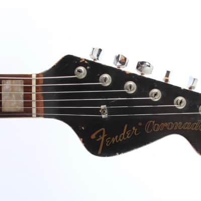 1967 Fender Coronado II cherry sunburst checkerboard binding image 5