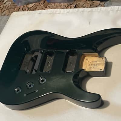 2000's Japan Jackson DKMG Dinky Forest Metallic Green Guitar Body Floyd Ready image 3