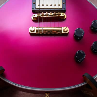 GIBSON USA Custom Shop Special Order Les Paul Axcess Custom "Chrome Pink + Ebony" (2025) image 6