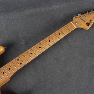 Maya S Style Electric Guitar - MIJ - Natural - 2nd Hand image 14
