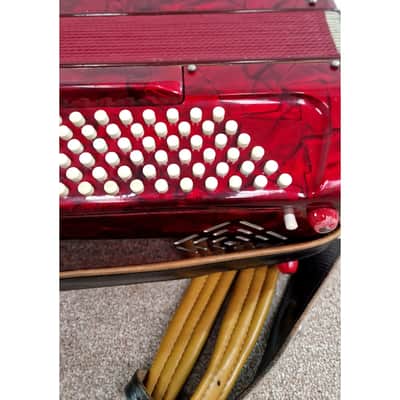 Marinucci 120 - Accordion - Red - Refurbished w/ Hard Case image 9
