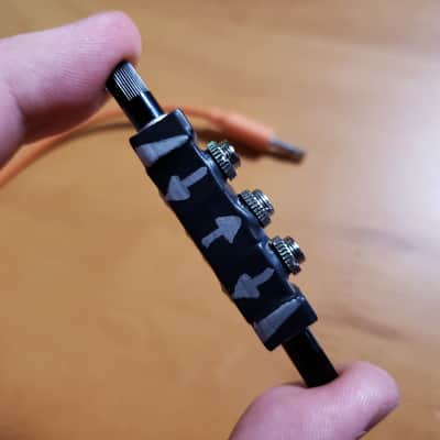 TidbitAudio Micro Mixer - Two Channel Mini Audio Mixer / Control Voltage Mixer - ohp 2022 Black image 4