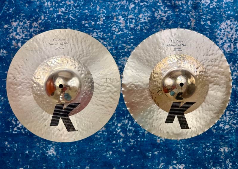 Don’t pay £519!! 14” Zildjian K CUSTOM HYBRID Hihats 1122g 1254g image 1