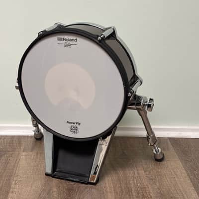 Roland KD-140 V-Kick 14" Bass Drum Trigger Pad 2010s - Black Chrome image 2