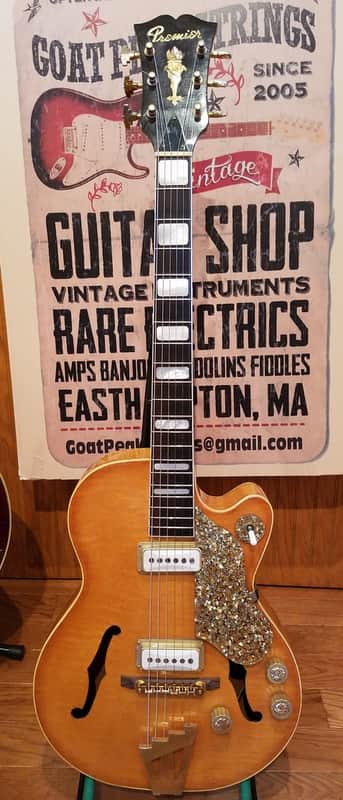 Premier Bantam Deluxe 1959 Honey Flame top image 1