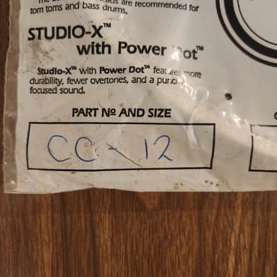 NOS Aquarian Classic Clear 12" Tom Drum Head CC-12 IN SEALED FACTORY BAG image 3