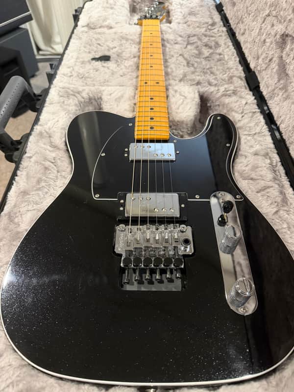 Fender American Ultra Luxe Telecaster Floyd Rose HH | Reverb