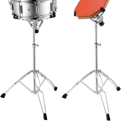Tall Adjustable Snare Drum Stand with Drumstick Holder – 26"–40" Height, Double-Braced Stand for 10"–14" Drums & Practice Pads image 8