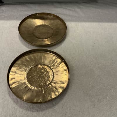Chinese Opera Gongs …2 In Total….9” Each….494g/479g….Circa 2020 image 4