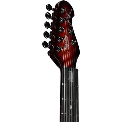 Sterling by Music Man John Petrucci Majesty MAJ270 Electric Guitar, Seven-String (with Gig Bag), Blood Orange, Open Box (Very Good) image 4