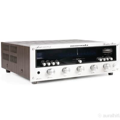 Marantz Model 2220B 20-Watt Stereo Solid-State Receiver 1974 - 1976 - Silver with Wood Case image 11