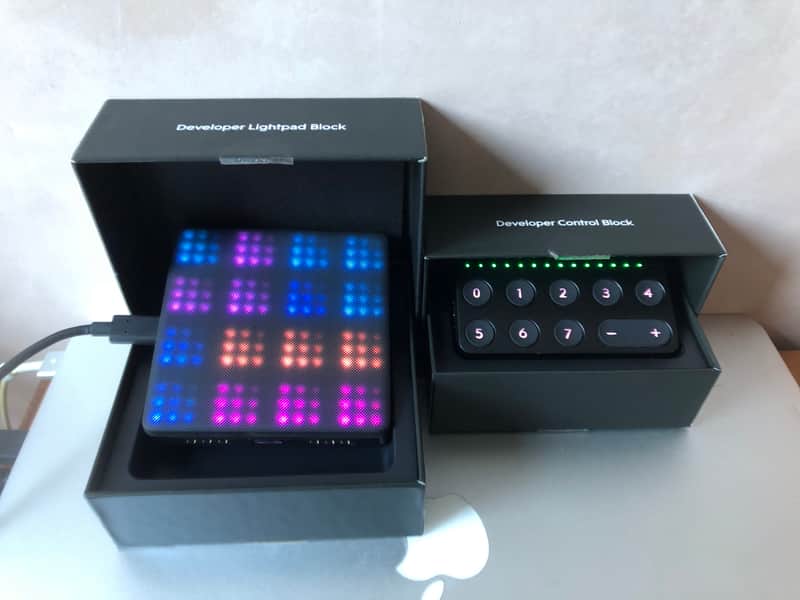 ROLI Developer Kit A - Lightpad Block and Control Block Expressive MPE Controller image 1