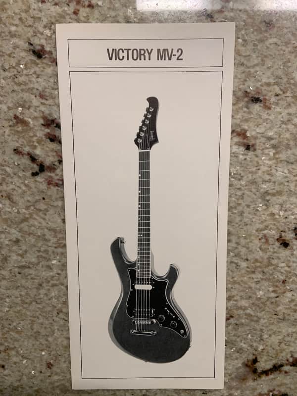 Vintage 1981 Gibson Victory MV-2 Spec Sheet! image 1