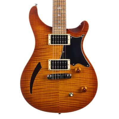 Used PRS SE Custom Semi-Hollow Tri-Color Sunburst 2012