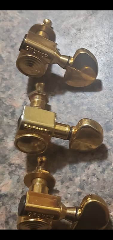 Grover Vintage tuners - Gold image 1