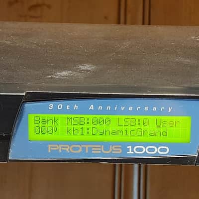 E-MU Systems Proteus 1000 '30th Anniversary' Rackmount 64-Voice Synthesizer 2002 - Black