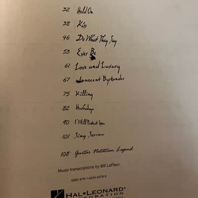 Korn - S/T - Guitar Tab / Tablature Book image 3