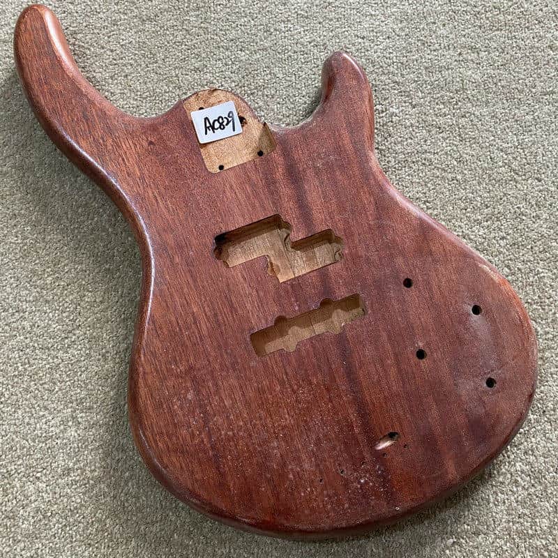 DIY Mahogany 4 String Bass Body image 1