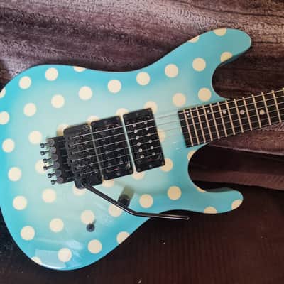 Kramer Nightswan 1987 Polka Dot Blue image 4