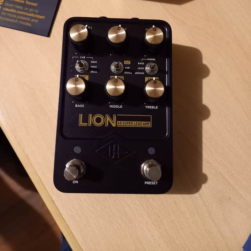 2023 – Present Universal Audio Lion ’68 Super Lead Amp Black