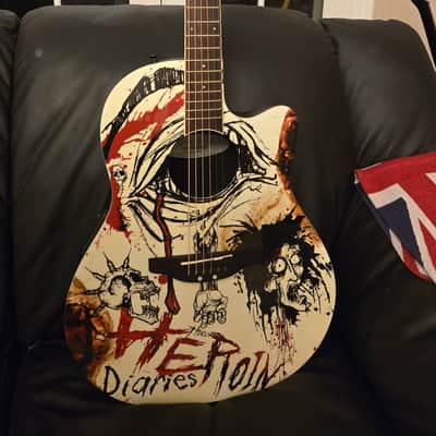 Ovation NS28-HD Nikki Sixx 2000s - Heroin Diaries Graphic image 13
