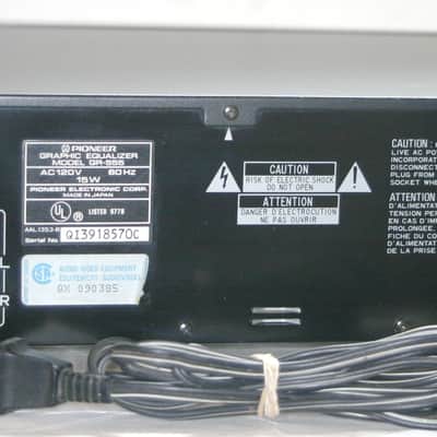 Pioneer GR-555 7-Band Stereo Graphic Equalizer w/ Independent Spectrum Analyzer image 6