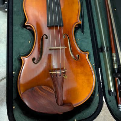 Holstein Bench Cannone 1743 Violin Built January 2016 Custom Rosewood Fittings image 2