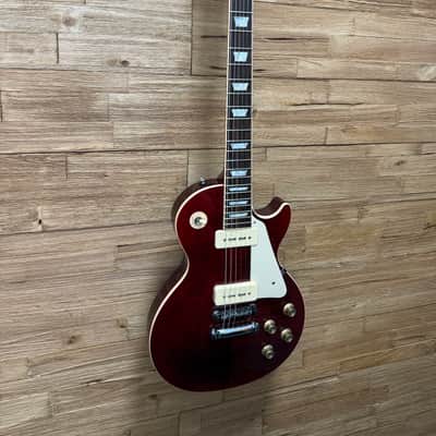 Gibson Les Paul Deluxe Guitar 30th Anniversary 2001 - Wine Red Flame Top w/Mods + OHSC image 2