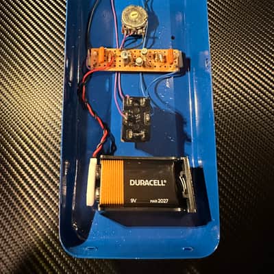 Colorsound  Sola Sound Fuzz Box 1996 - Blue Vintage 1996 Colorsound One Knob Fuzz Box - Dick Denney Sola Sound - Original First Issue image 12